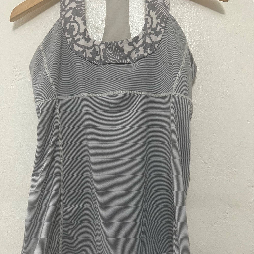Chic Tan Mesh Top